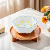 Cute cat high-legged slow food bowl, anti-black chin cat basin, high appearance level, anti-tipping dog bowl, pet food basin, exquisite plates and dishes Item Picture